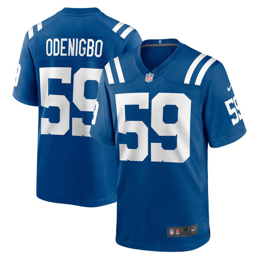Men Indianapolis Colts #59 Ifeadi Odenigbo Nike Royal Game Player NFL Jersey